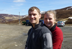 A stopover at Glenshee for a coffee en route north!