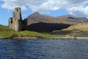 Ardvreck Castle near Inchnadamph, N-W Scoland