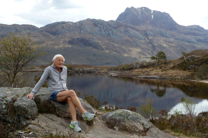Jim beside Loch Maree, in the Northwest of Scotland