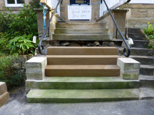 Putting new steps in place