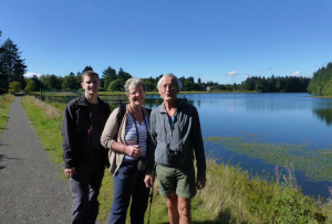 Jon Jim and I in Crombie country park