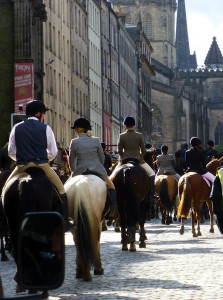 Royal Mile Riding the Marches