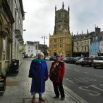 My sister and I were almost the only ones about on a bitterly cold day in Cirencester